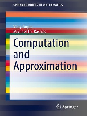 cover image of Computation and Approximation